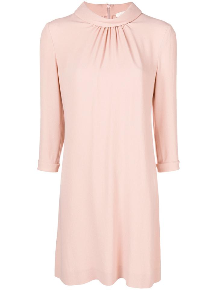 Goat Ruched Front Dress - Pink & Purple