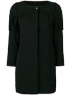 Moschino Vintage Fringed Concealed Fastening Blouse - Black