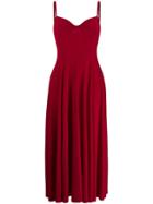 Norma Kamali Evening Dress - Red