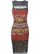 Missoni Signature Zig Zag Knit Flared Dress