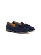 Gallucci Kids Teen Tassel-embellished Loafers - Blue
