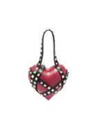 Valentino Red Rockstud Miniaudiere Bag