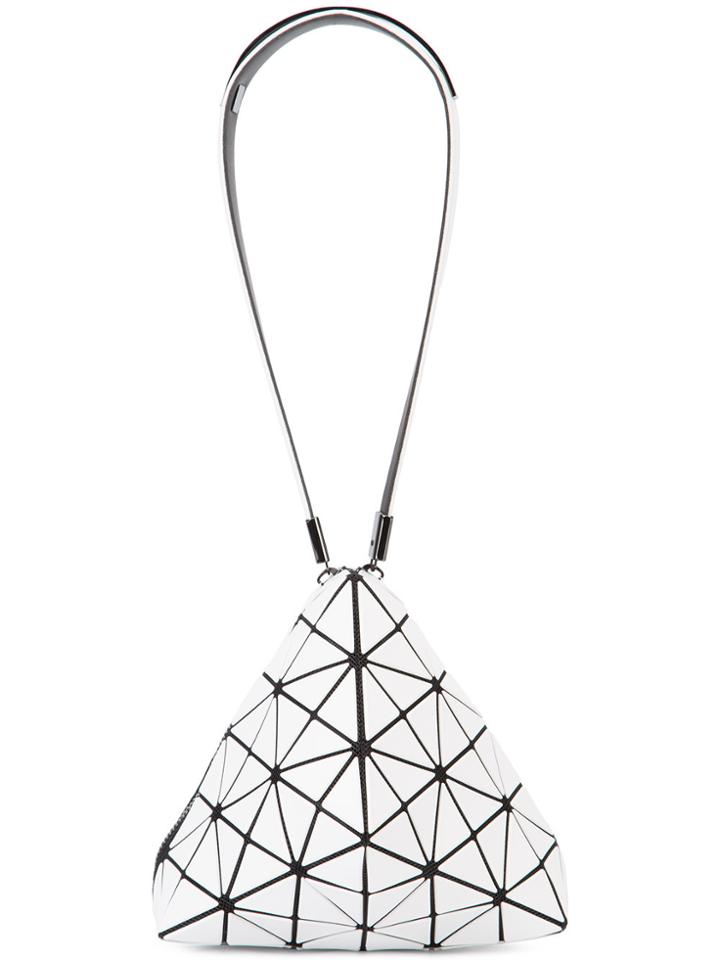 Bao Bao Issey Miyake Triangle Shoulder Bag - White