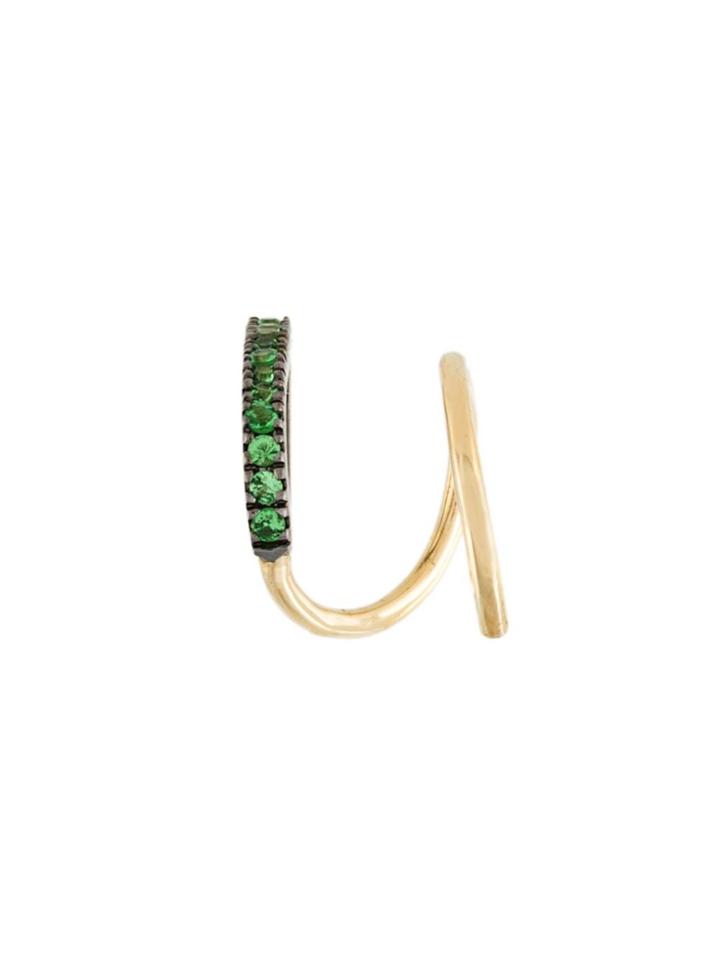 Maria Black 'bela Vert' Twirl Tsavorite Earring - Green
