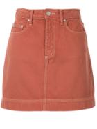 Nobody Denim Piper Denim Mini Skirt - Yellow