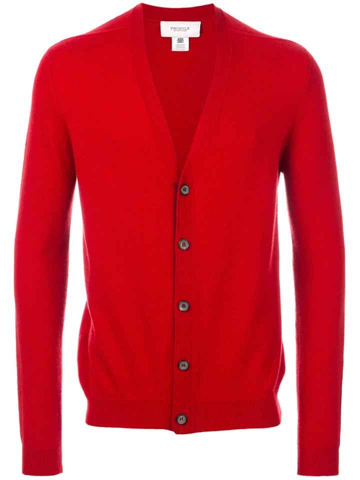 Pringle Of Scotland V-neck Cardigan - Red