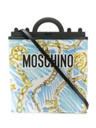 Moschino Chain Mesh Shopper Bag - Blue