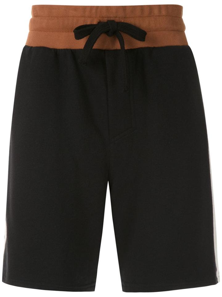 Osklen Side Stripes Shorts - Black