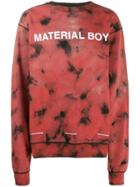 United Standard 'material Boy' Sweatshirt - Red