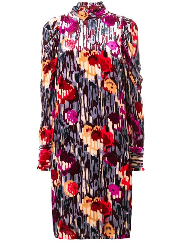 Ulla Johnson Printed Shift Dress - Grey