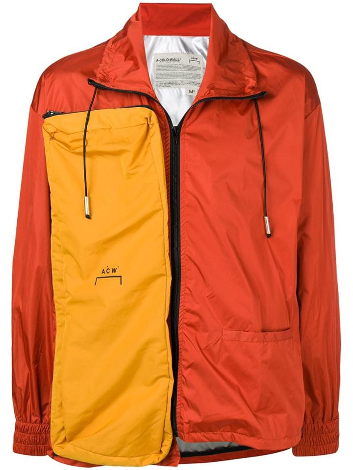 A-cold-wall* Zipped Pocket Windbreaker - Orange