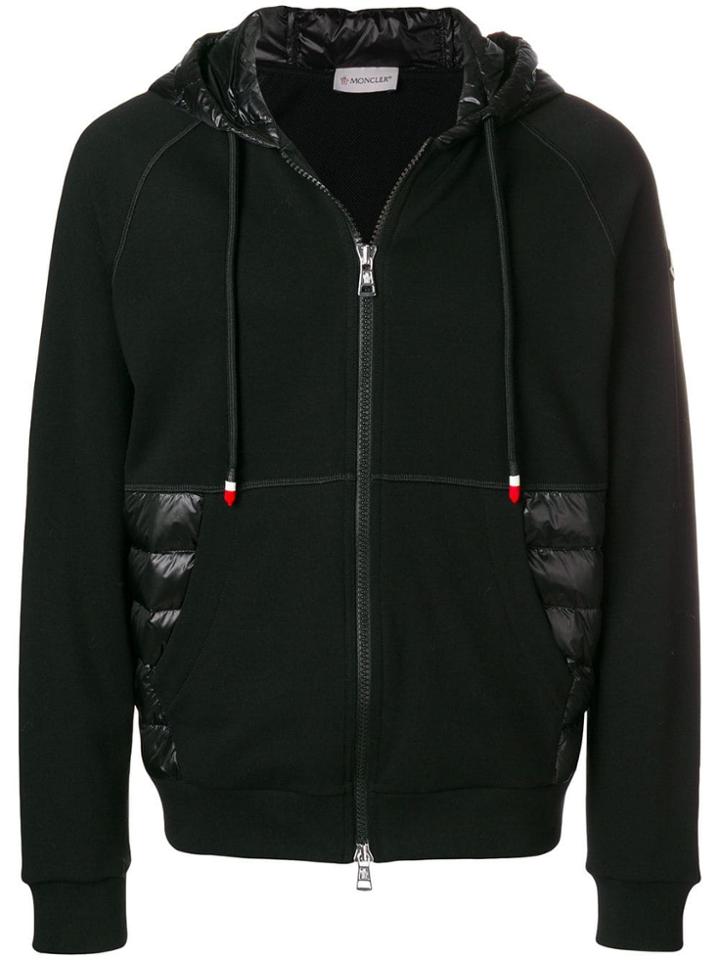 Moncler Padded Hoodie - Black