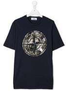 Stone Island Junior Graphic T-shirt - Blue