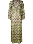 Missoni Embroidered Long-sleeve Cover-up - Green