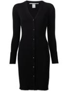 Rosetta Getty Long Ribbed Cardigan - Black