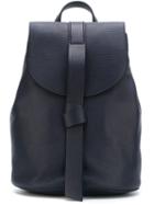 Jil Sander Navy Strap Detail Backpack