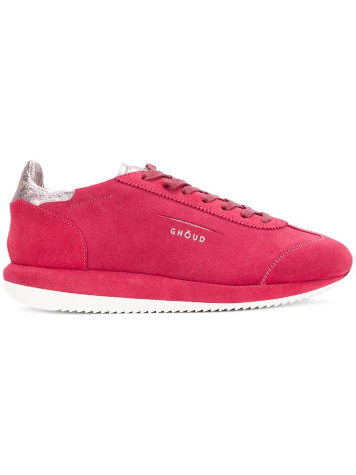 Ghoud Flat Sole Sneakers - Pink & Purple