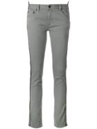 Off-white Diag Strap Skinny Jeans - Grey