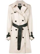 Karl Lagerfeld Ikonik Trench Coat - Nude & Neutrals