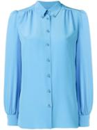 Emilio Pucci Turquoise Silk Button-down Shirt - Blue