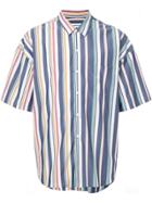 Monkey Time Striped Short Sleeve Shirt - Multicolour