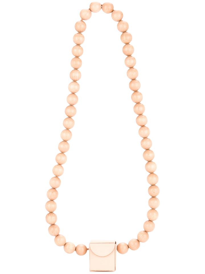 Building Block Mini Cube Shoulder Bag - Nude & Neutrals