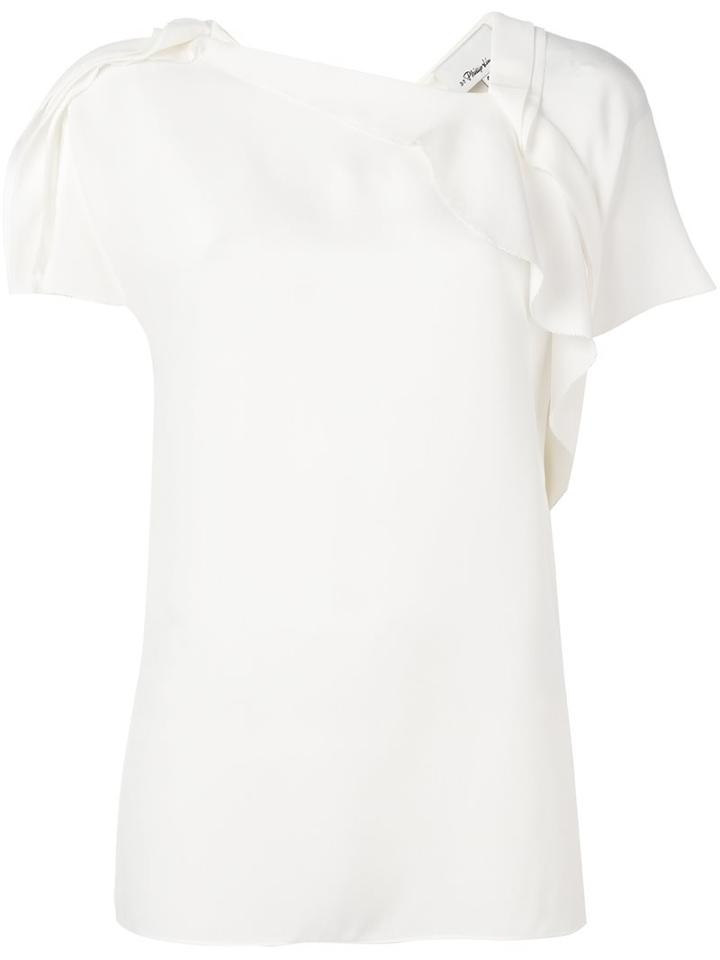 3.1 Phillip Lim Draped Frill Blouse