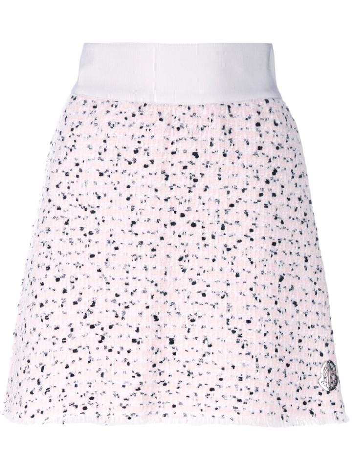 Moncler Gamme Rouge Textured Mini Skirt - Pink & Purple