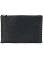 Bottega Veneta Nero Intrecciato Nappa Large Biletto - Black