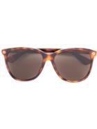 Gucci Eyewear - Oversize Gradient Round Sunglasses - Women - Acetate - 58, Brown, Acetate
