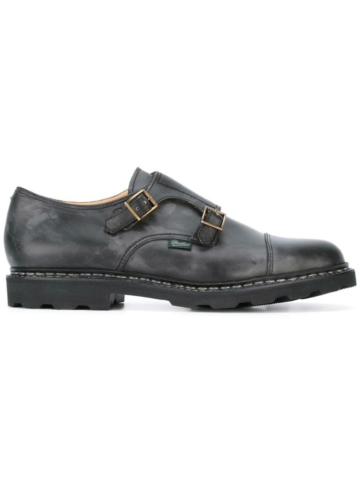 Paraboot 'lis' Monk Shoes - Black