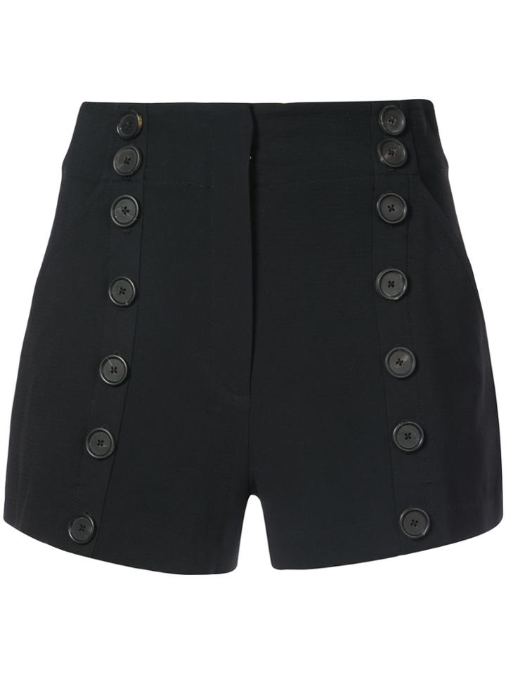 A.l.c. High-waisted Shorts - Black