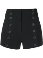 A.l.c. High-waisted Shorts - Black