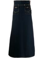 Jean Paul Gaultier Pre-owned Long Skirt - Blue