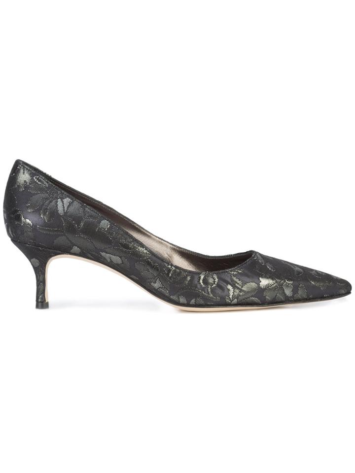 Manolo Blahnik Printed Lisa Pumps - Blue