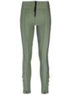 Andrea Bogosian Panelled Skinny Trousers - Green