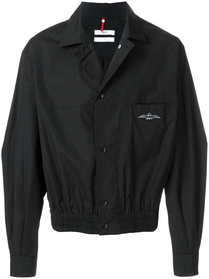 Oamc Elasticated Hem Shirt - Black