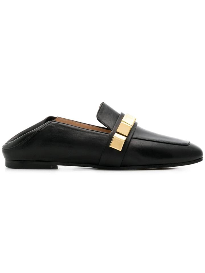 Stuart Weitzman Pyramid Loafers - Black