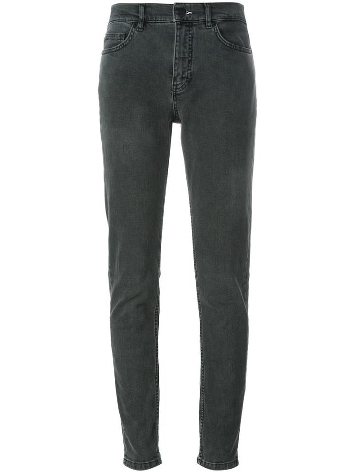 Mcq Alexander Mcqueen Slim-fit Jeans, Women's, Size: 25, Black, Cotton/spandex/elastane