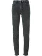 Mcq Alexander Mcqueen Slim-fit Jeans, Women's, Size: 25, Black, Cotton/spandex/elastane