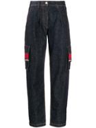 Alanui Beaded Tapered Jeans - Blue