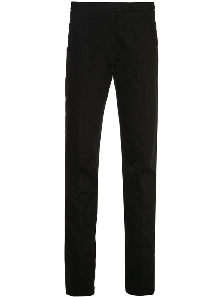 Proenza Schouler Skinny Zip Pant-cotton Suiting - Black