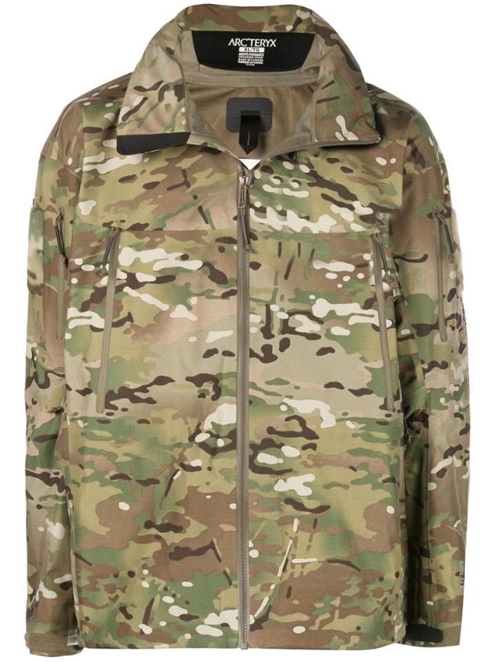 Arc'teryx Veilance Camouflage Pattern Padded Jacket - Multicolour