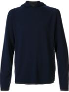 Vince Hooded Sweater, Men's, Size: Xl, Blue, Merino