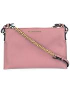Burberry Chain Strap Clutch, Women's, Pink/purple, Calf Leather