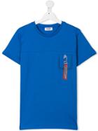 Moschino Kids Printed Pocket T-shirt - Blue