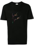 Saint Laurent Animal-print T-shirt - Black