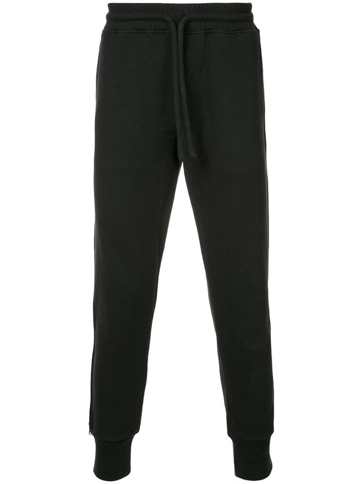 Rta Zip Detail Track Pants - Black