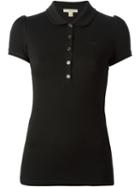 Burberry Brit Classic Polo Shirt, Women's, Size: L, Black, Cotton/spandex/elastane