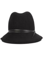 Yohji Yamamoto 'short Brim' Hat, Women's, Black, Wool